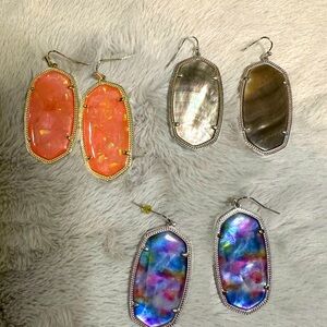 3 pairs of Kendra Scott Danielles!
